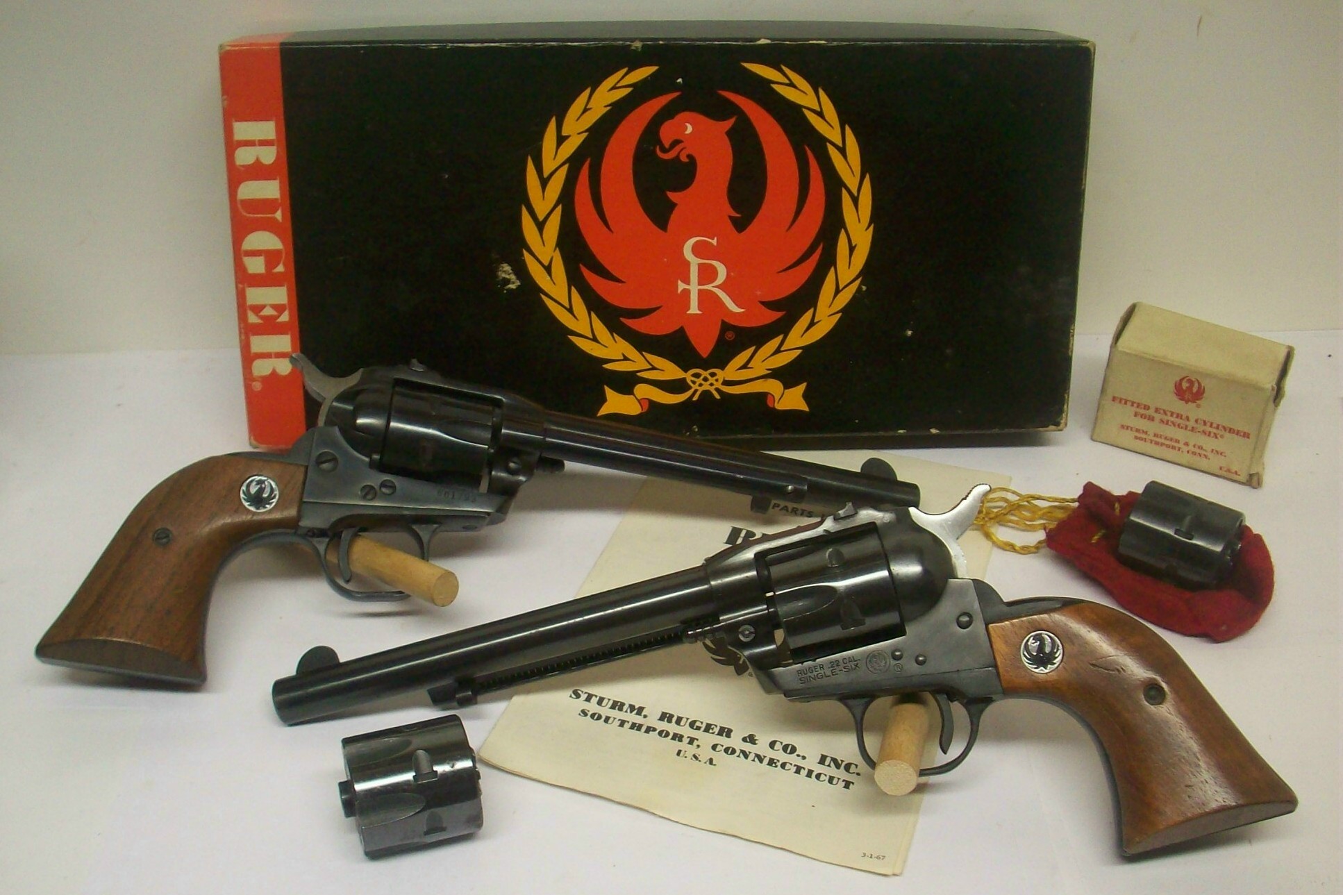 Ruger Old Model Single Six Revolver Parts